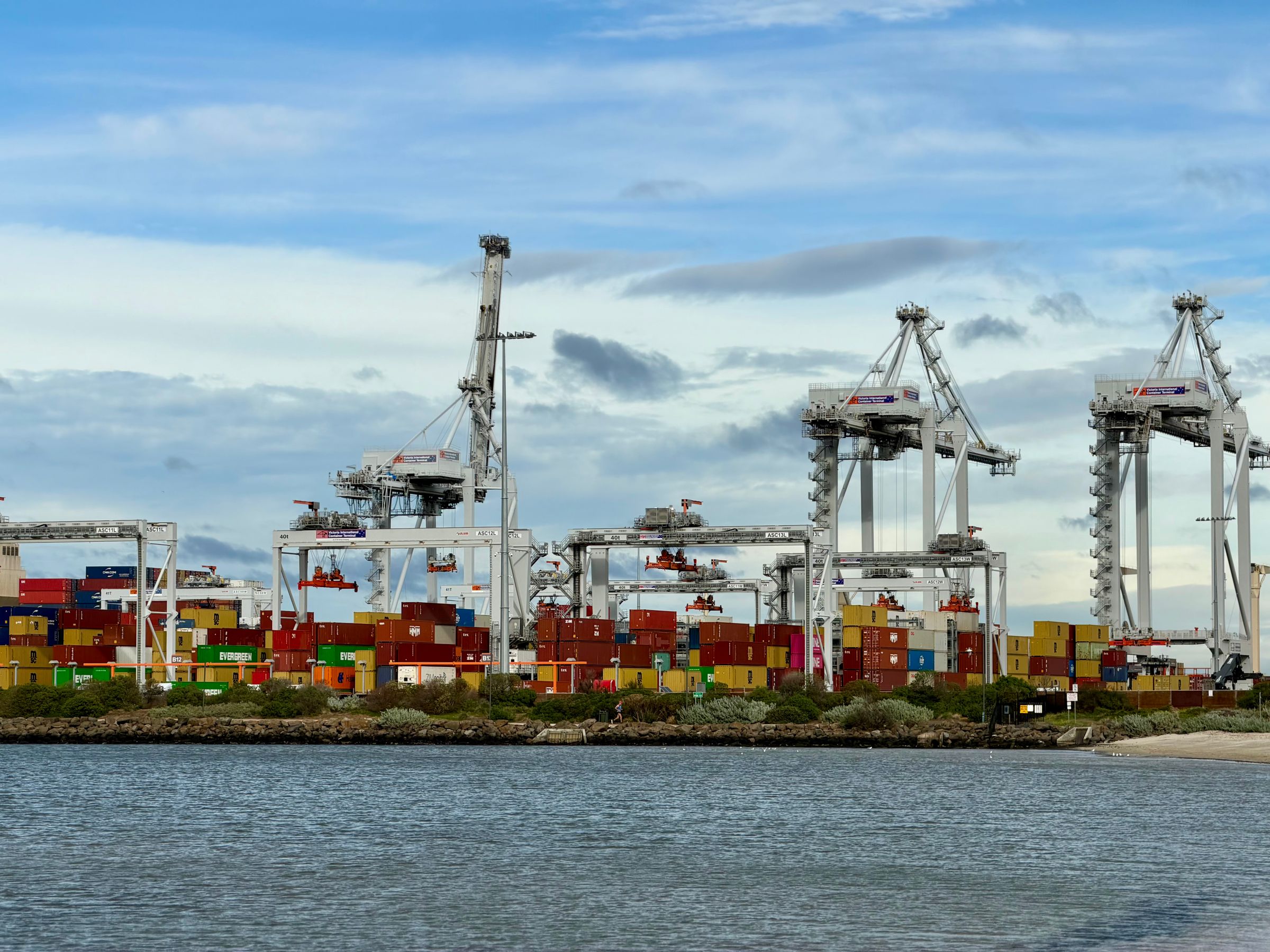 Container terminal in Victoria, Australia